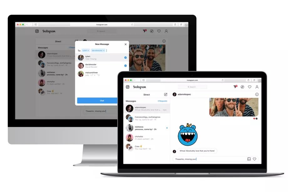 Instagram'ın "Direk Mesajlaşma" Özelliği Web Sürümüne Eklendi
