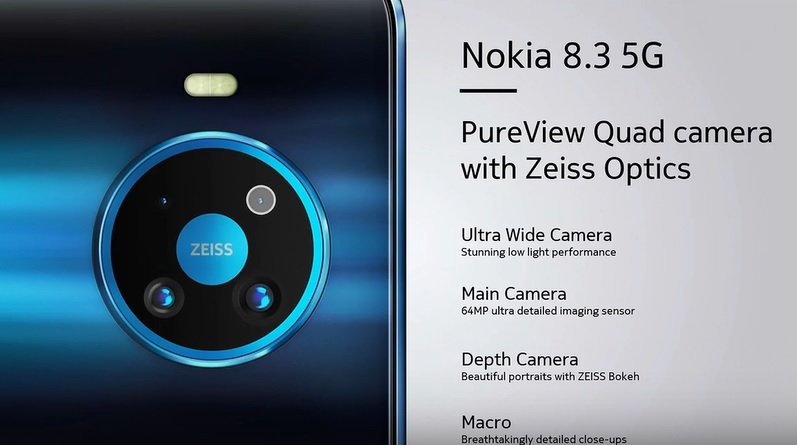 D&ouml;rt Arka Kameralı Nokia 8.3 5G Tanıtıldı: İşte Detaylar