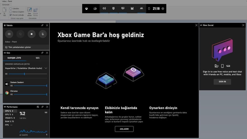 Windows 10'da ekran videosu nasıl alınır?