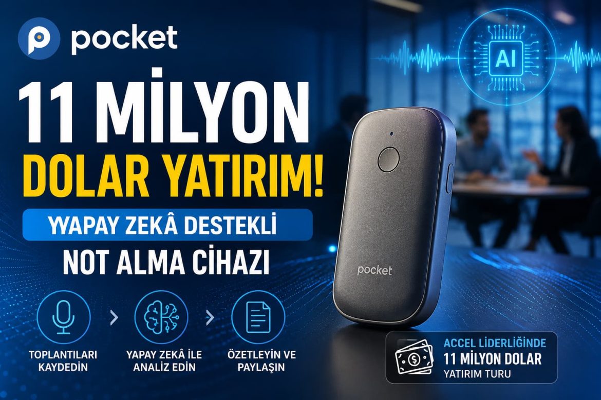 Pocket yapay zekâ destekli toplantı ve not alma cihazı